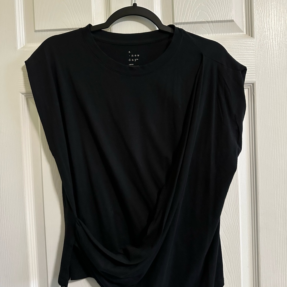a new day Black Drape Women's Tunic